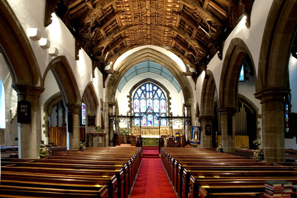 inside of st collens church